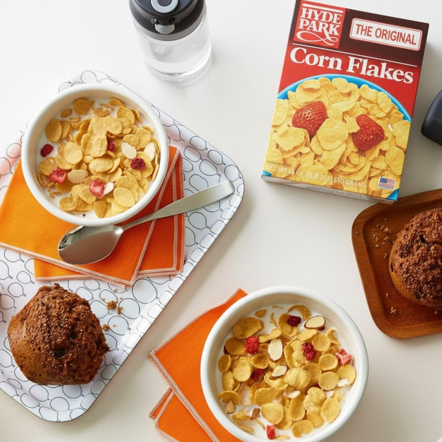 Hyde Park – The Original Corn Flakes Breakfast Cereal, 18 oz (510 g) Hyde Park