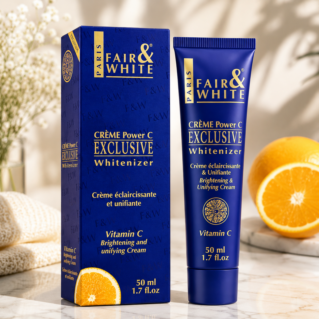 Fair & White Paris – Exclusive Vitamin C Brightening & Unifying Face Cream, 50ml Fair & White Paris