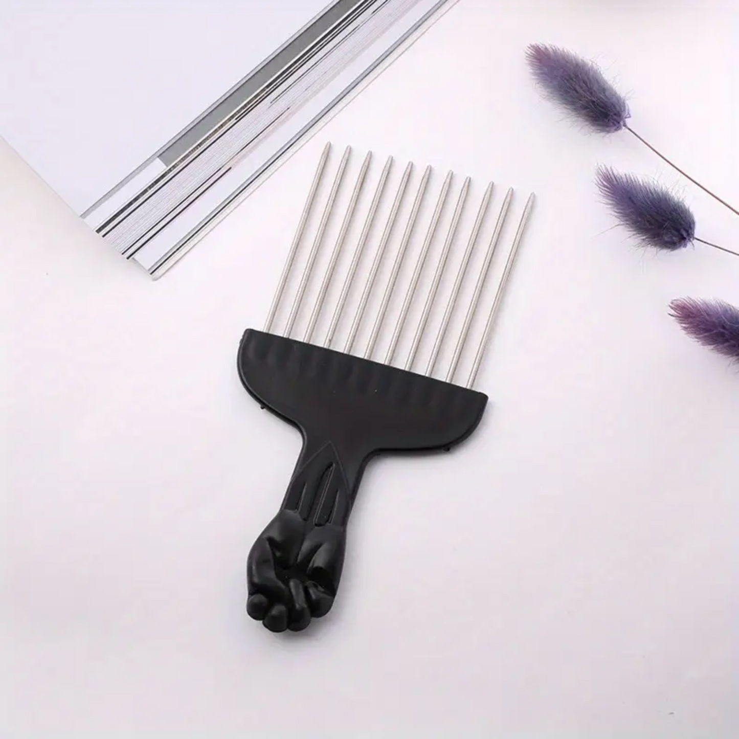 Stainless Steel Hair Pick Comb
