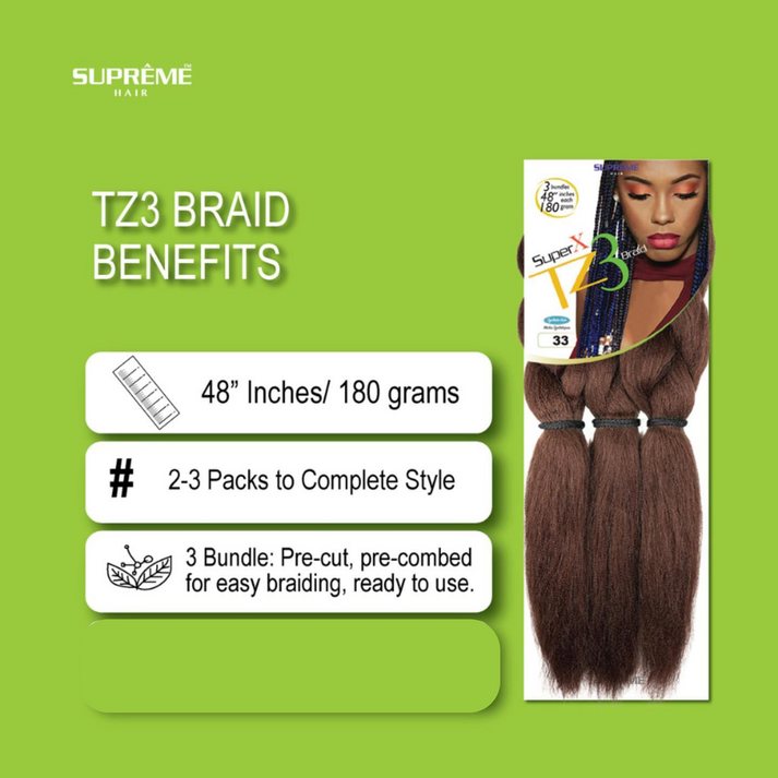 SUPRÊME Hair – Super X TZ3 Braid 48"