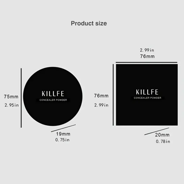 Killfe – Corrector en polvo compacto de larga duración con acabado mate
