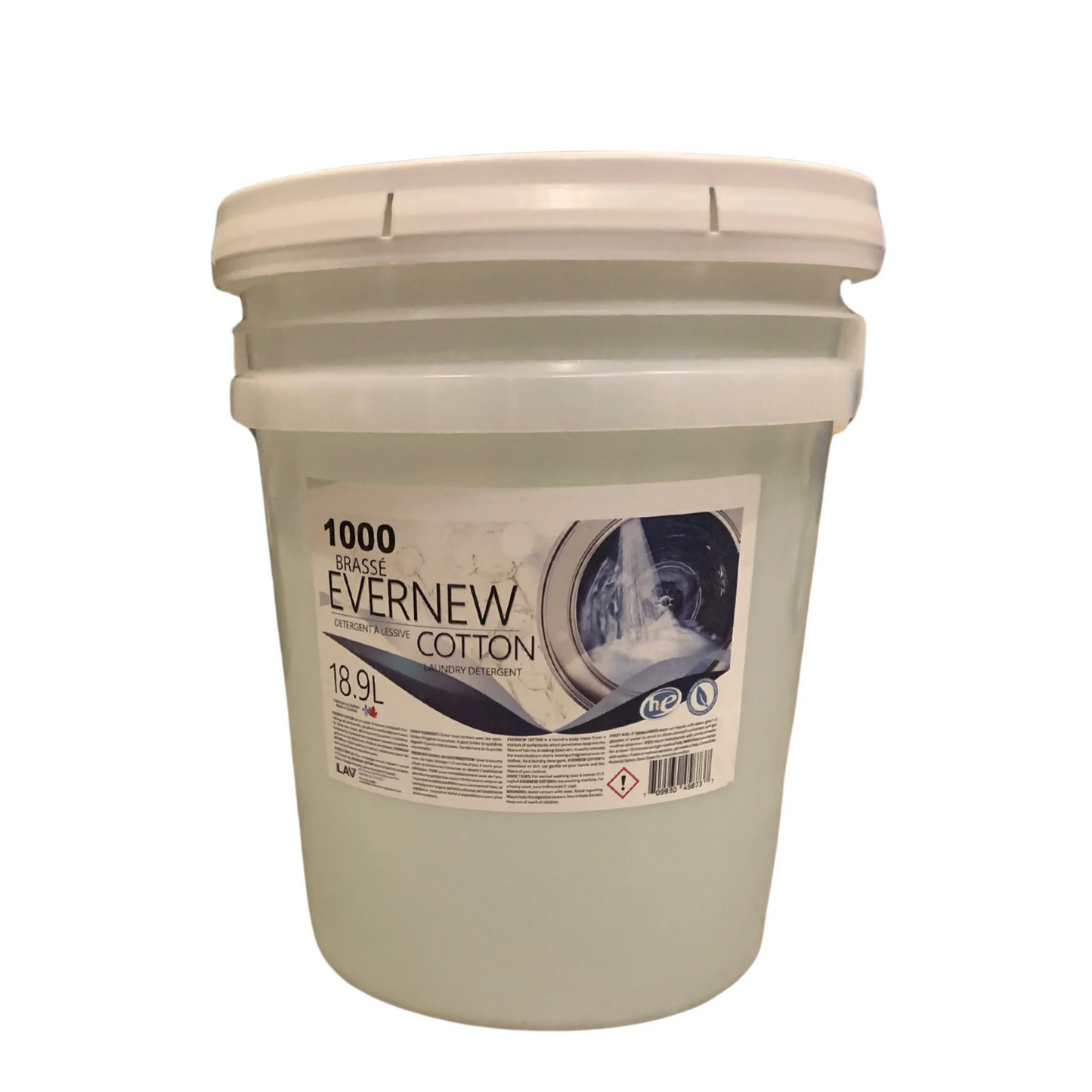 Evernew – Detergente líquido para ropa de algodón, 18,9 l