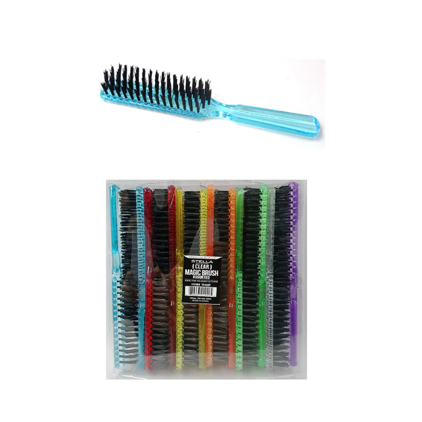 Magic Styling Brush – Professional Teasing & Smoothing Hair Brush Clessenza Beauty Store