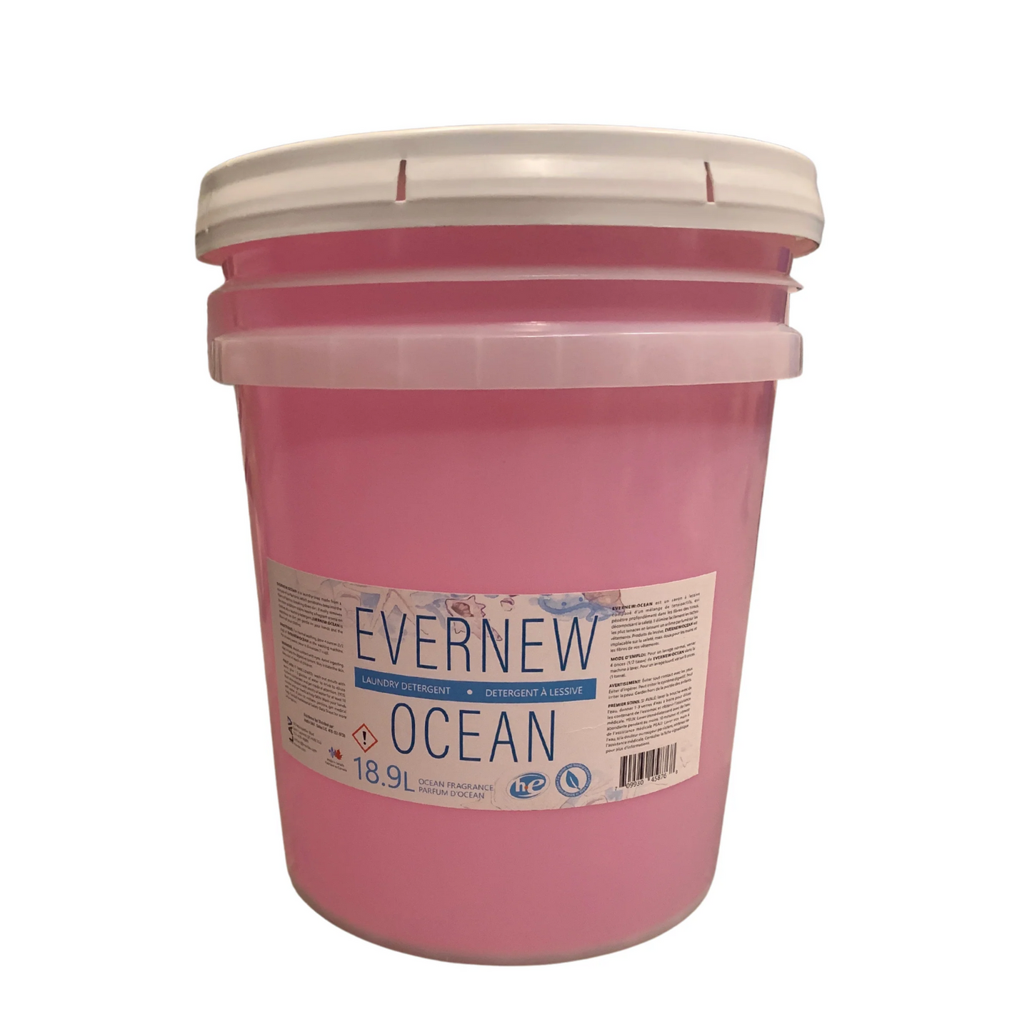 Evernew – Detergente líquido para ropa Ocean, 18,9 l