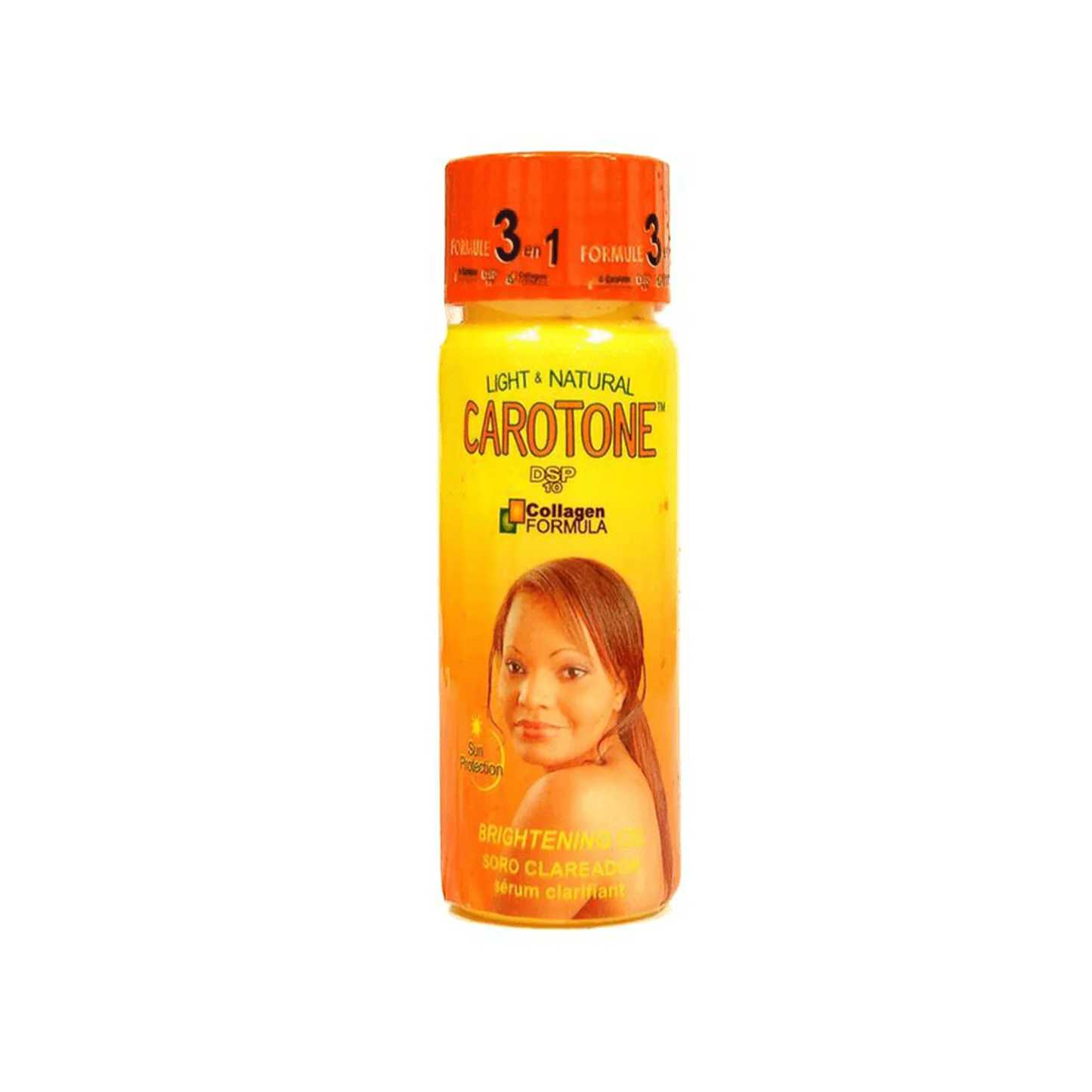 Carotone – Huile éclaircissante légère et naturelle 3 en 1, 65 ml