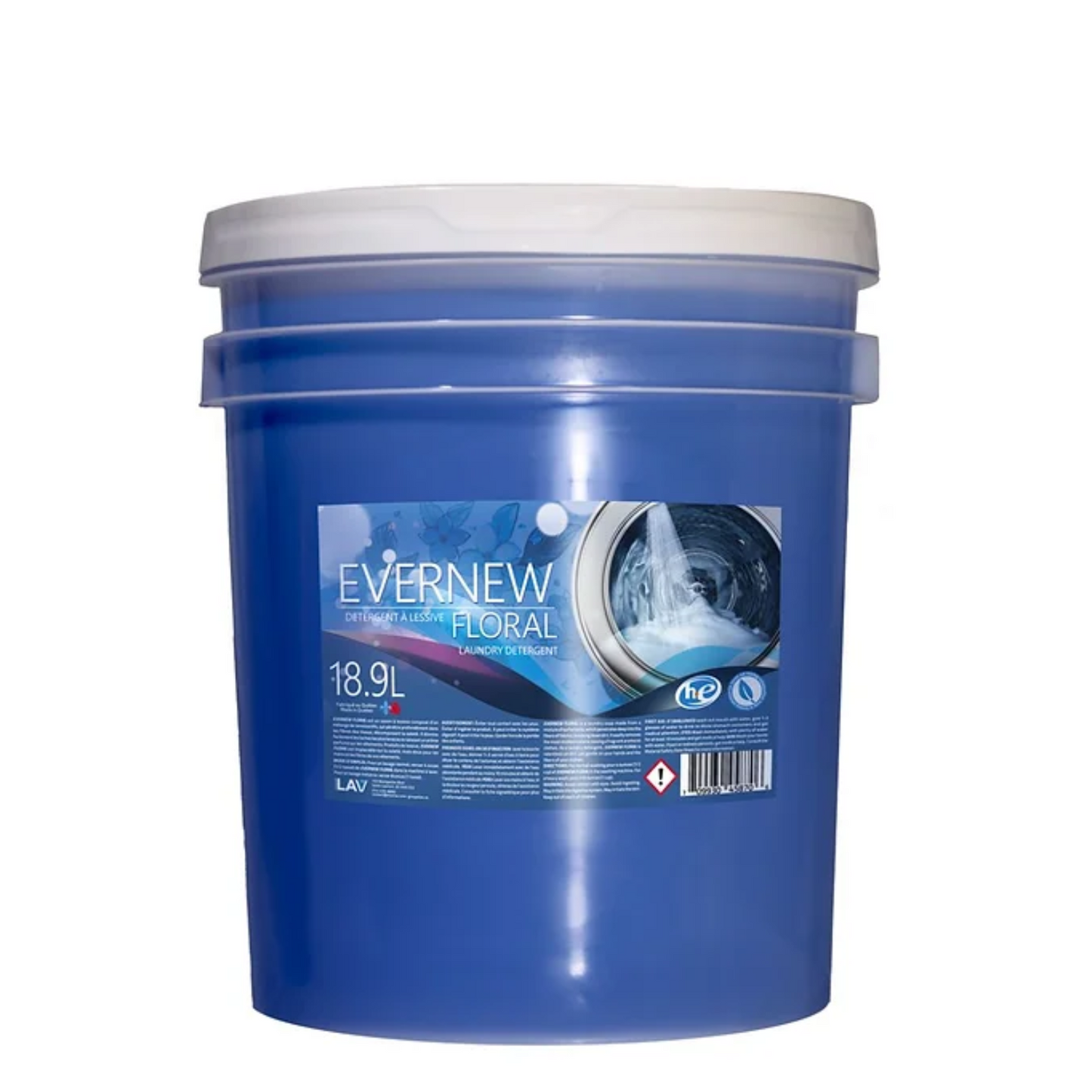 Evernew – Detergente líquido para ropa Floral, 18,9 l