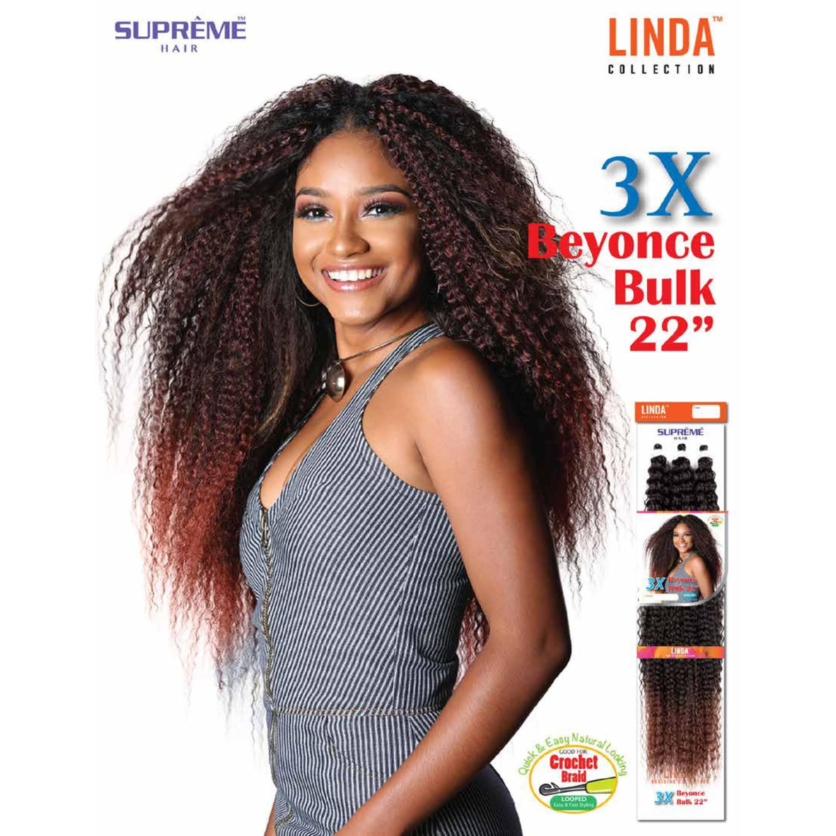 SUPRÊME Hair – 3X Beyonce Bulk 22" SUPRÊME HAIR
