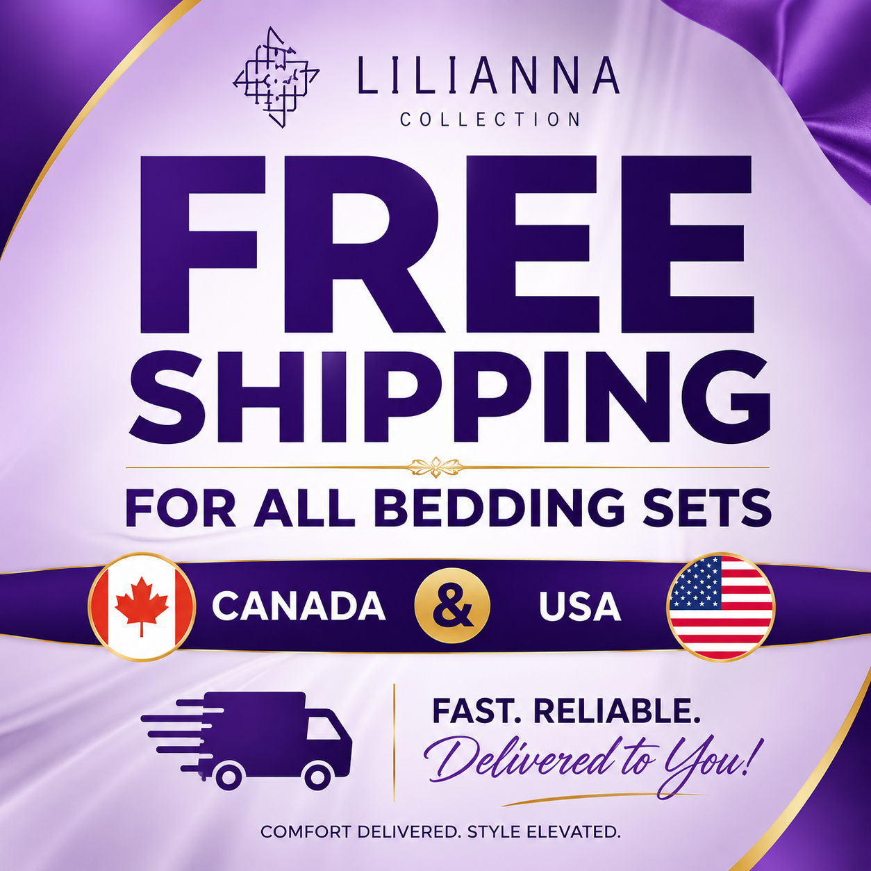 24-Piece King Size Luxury Bedding Set with Curtains & Bathroom Accessories β Purple Floral Design