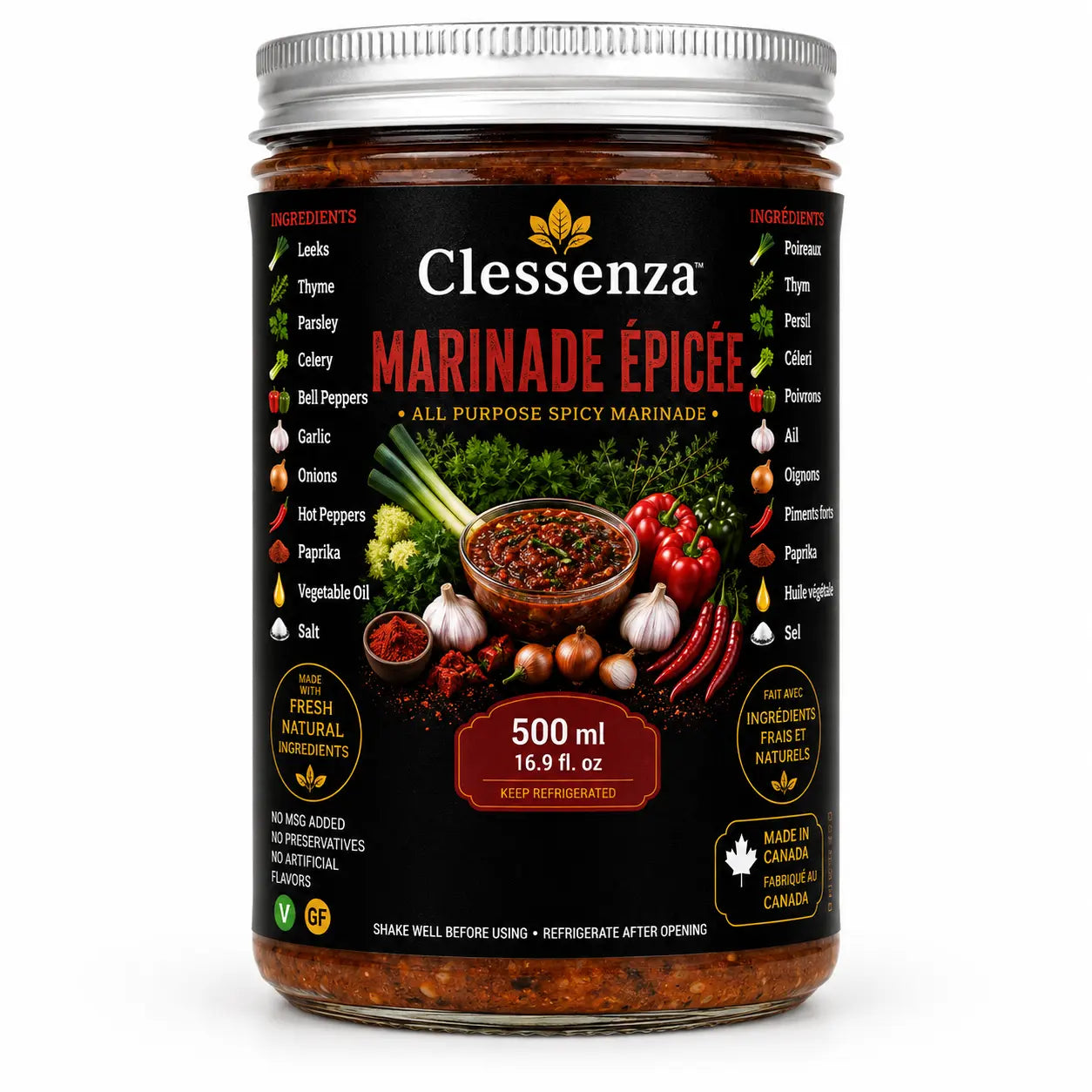 Marinades et sauces