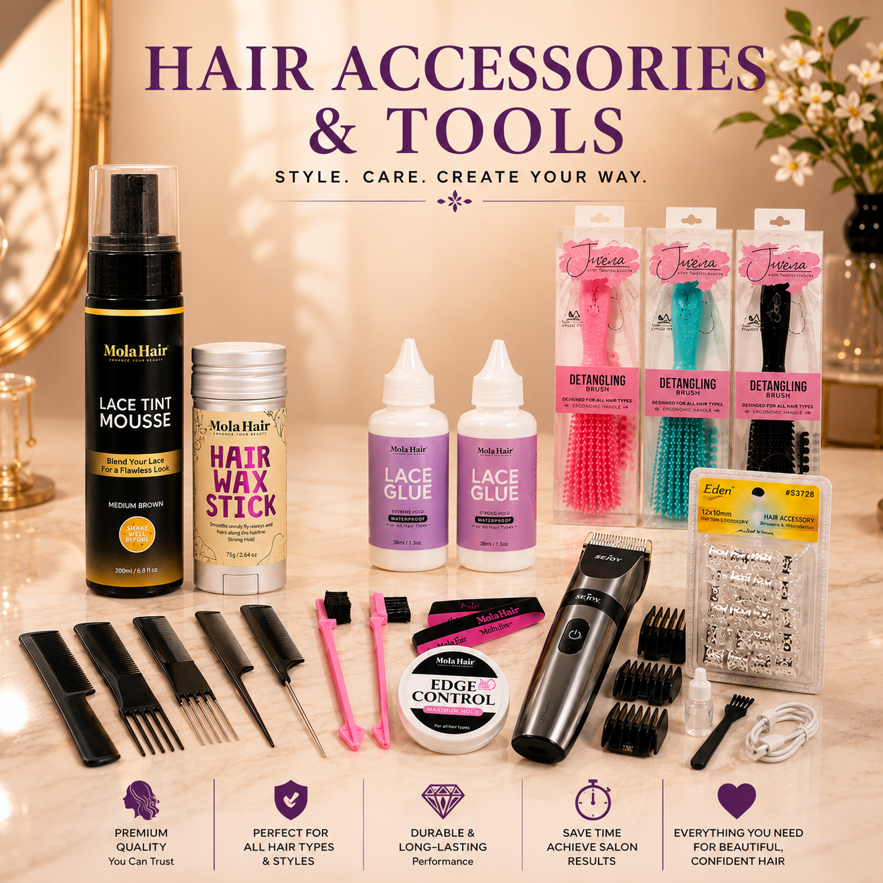 Hair Accessories & Tools