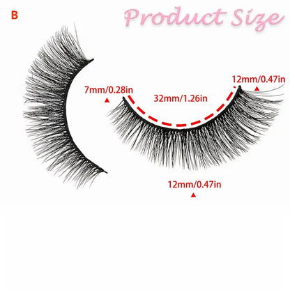 10 Pairs of Handmade Natural Style False Eyelashes