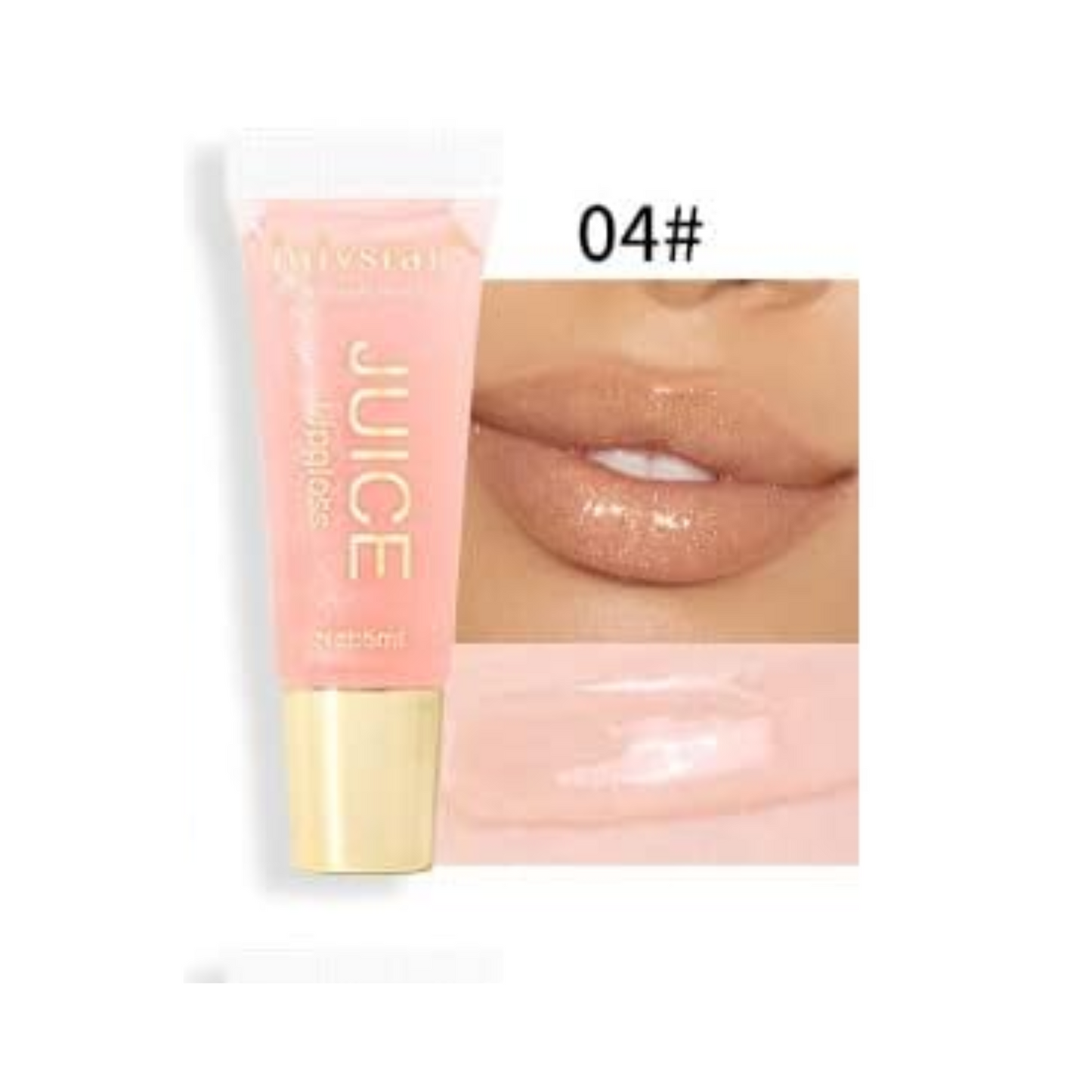 Julystar – Brillant à Lèvres JUICE, 5 ml (Tube Unitaire)