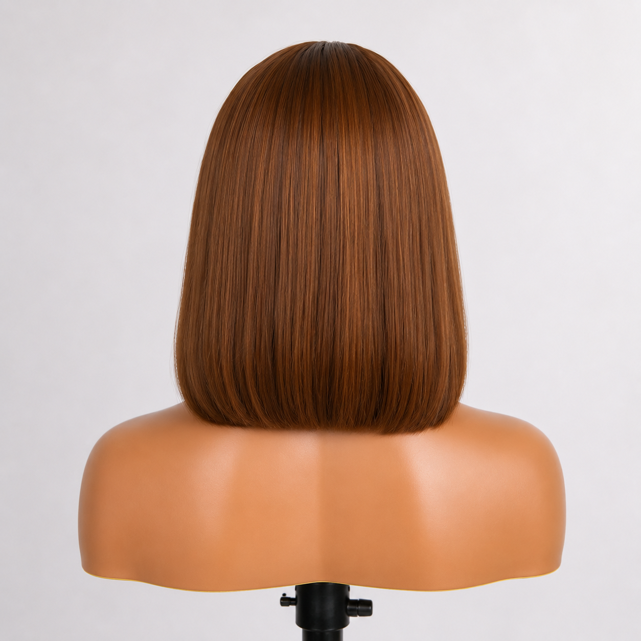13×4 Lace Front Human Hair Bob Wig – Sleek Straight 10″ #4 Medium Brown Clessenza Beauty Store