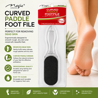 Magic Collection – Curved Paddle Foot File Professional Pedicure Rasp