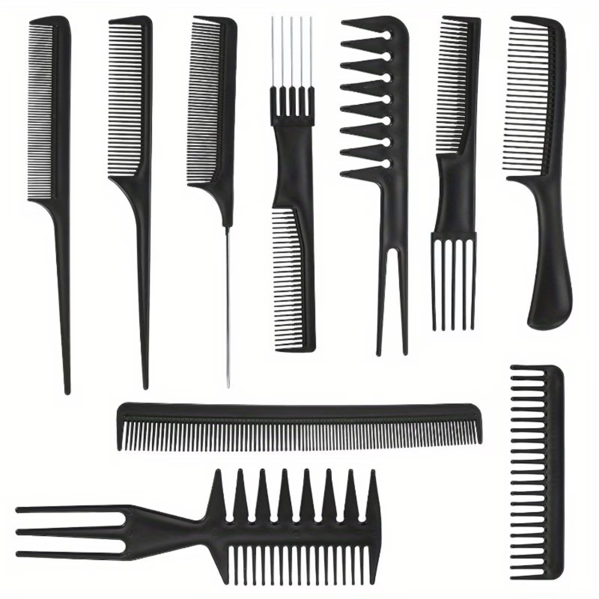 10pcs Haircut Styling Comb Set Clessenza Beauty Store