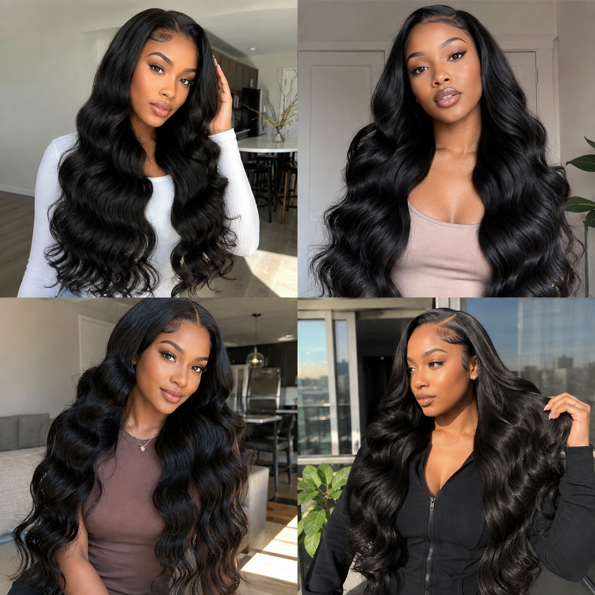 12A Human Hair Bundle – 30" Body Wave – Natural Black Clessenza Beauty Store