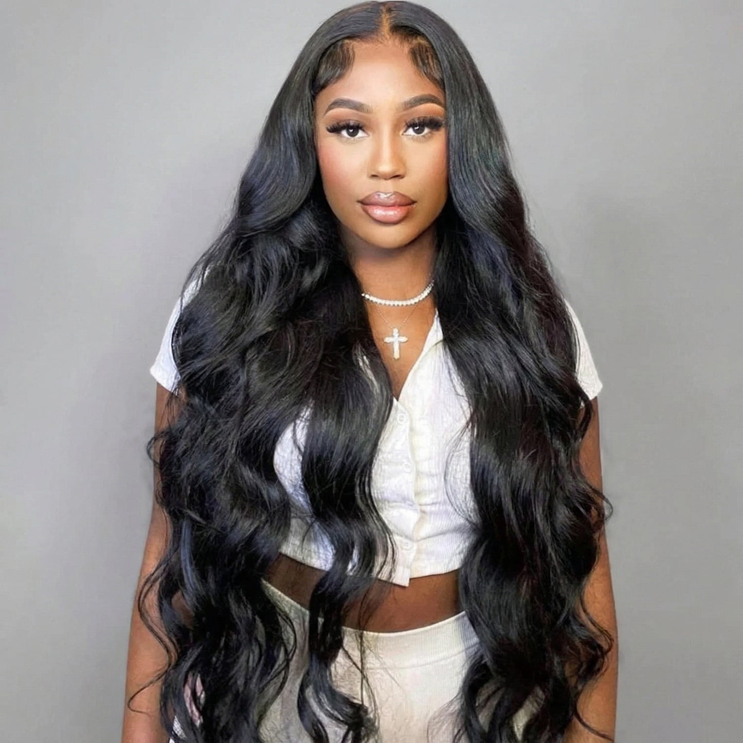 12A Grade Unprocessed Human Hair Extension – Body Wave Weave Bundle, 30" (3‑bundle set)