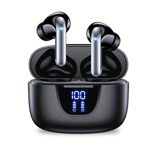 13MM Wireless Stereo Earbuds with ENC Noise Canceling Microphone, Compatible w/ iPhone & Android