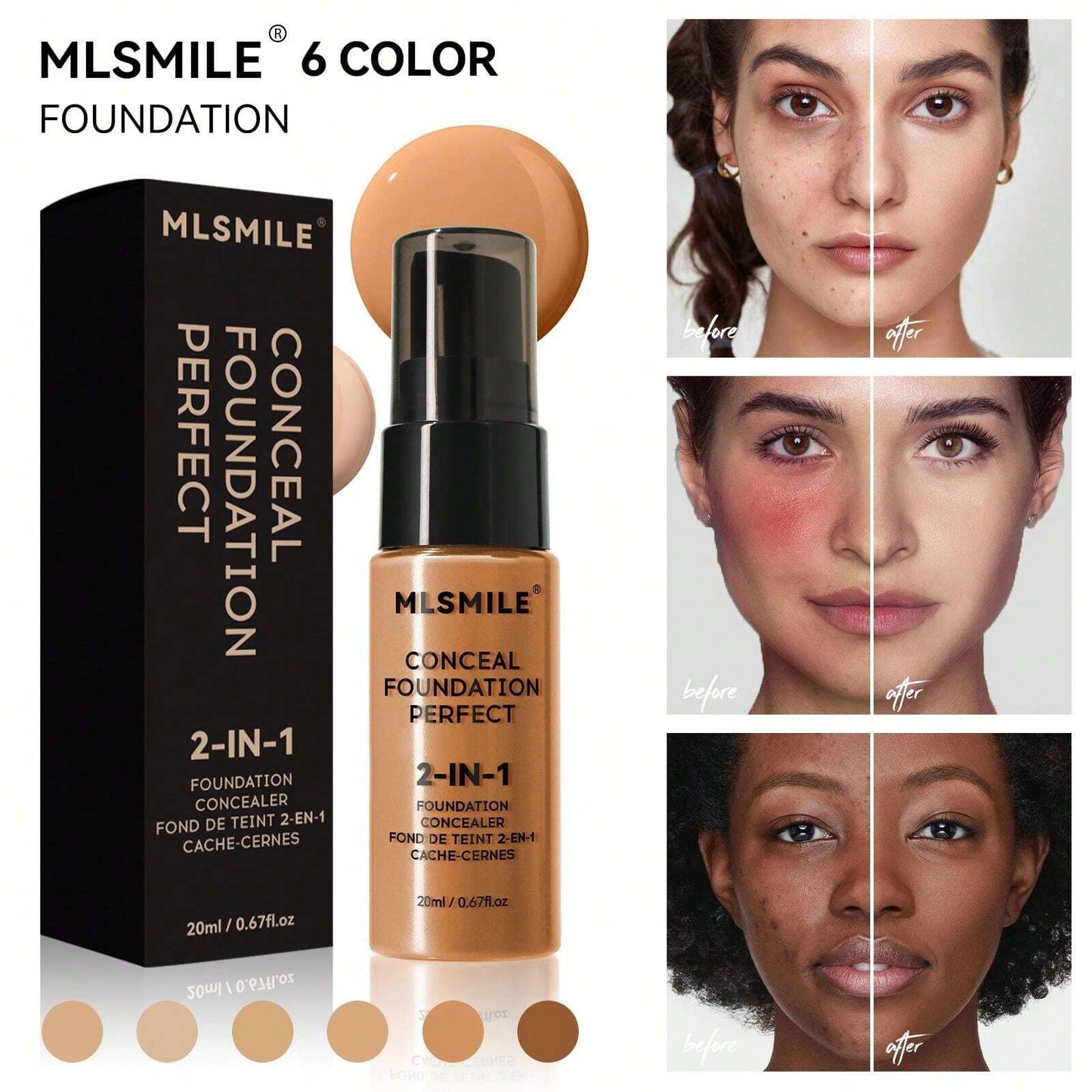 MLSMILE - Conceal Foundation Perfect