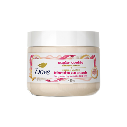 Dove – Gommage corporel en édition limitée « Fêtes de fin d’année » saveur biscuit au sucre, 425 g