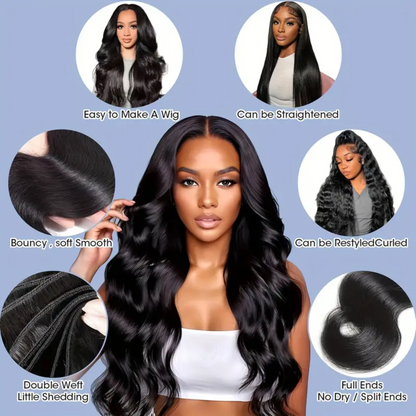 12A Human Hair Body Wave Bundle - 30 inches