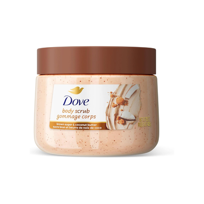 Dove – Gommage corporel Sucre brun et beurre de coco, 425 g