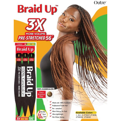 Braid Up - 3X Pre-Stretched Braid 56"