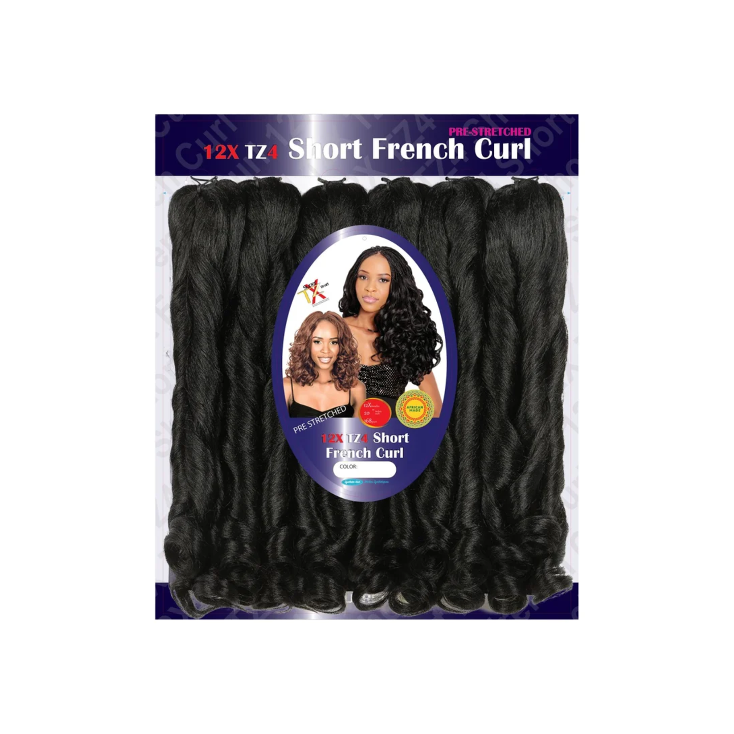 Suprême Hair – Pre-Stretched 12X TZ4 Short French Curl 20"