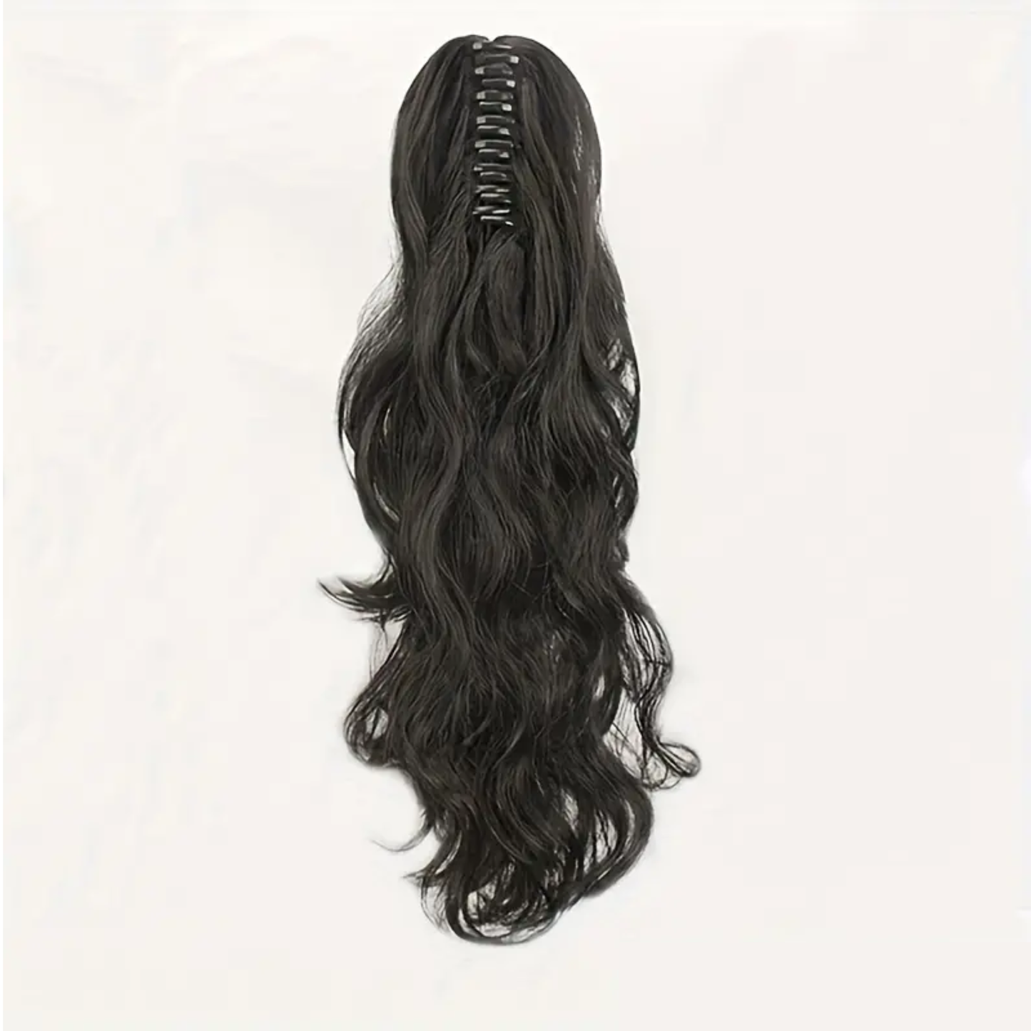 Body Wave Human Hair Claw Clip Ponytail Extension