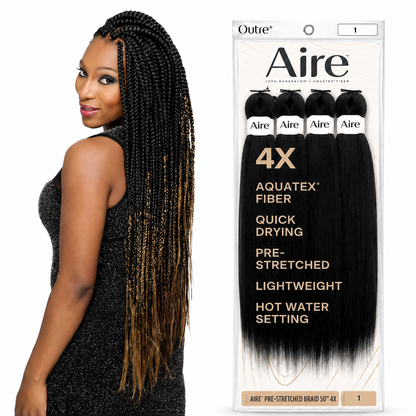 AIRE – 4X Pre-Stretched Braiding Hair 50" OUTRE