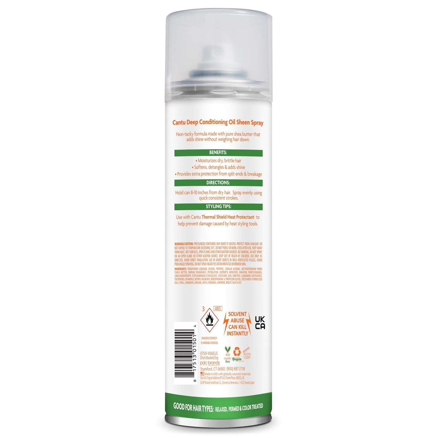 Cantu - Spray revitalisant en profondeur Oil Sheen, 10 oz