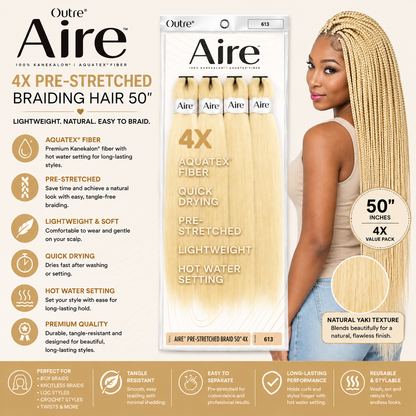 AIRE – 4X Pre-Stretched Braiding Hair 50"
