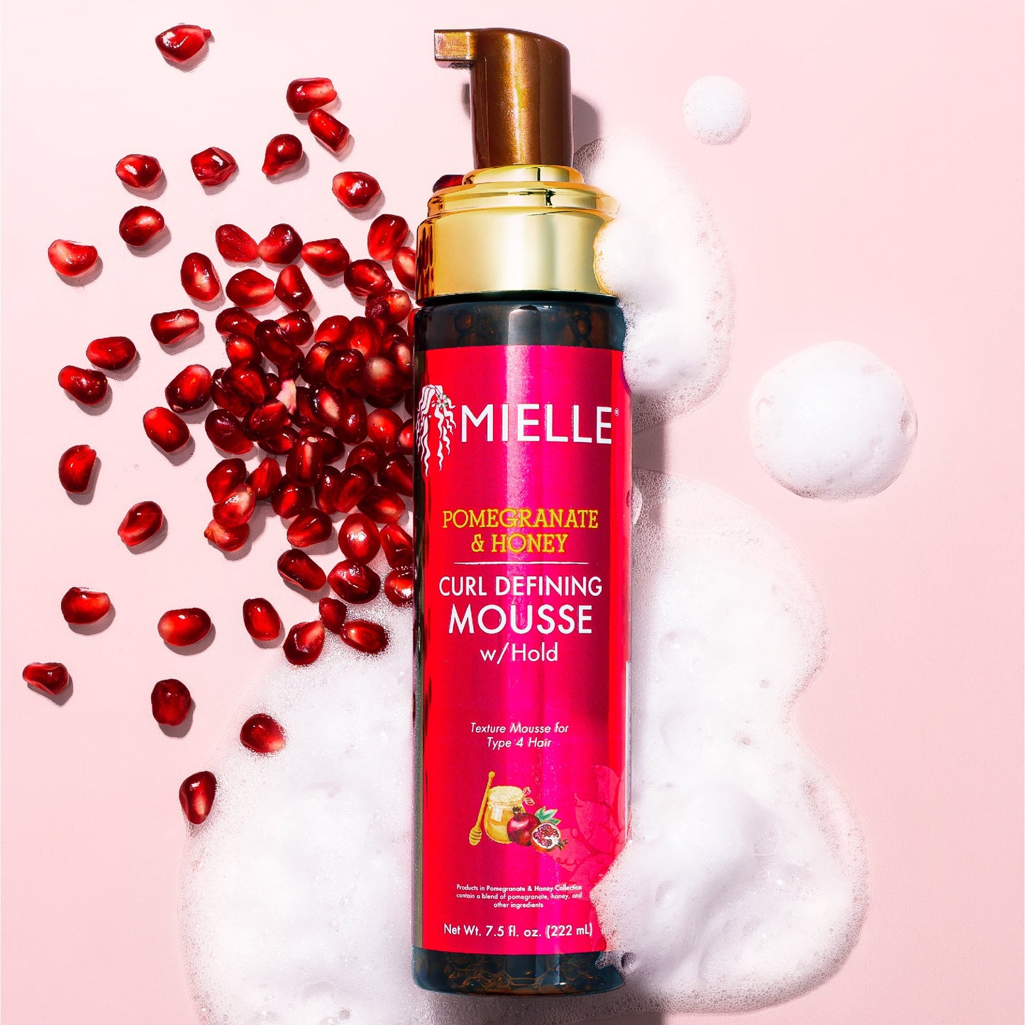 Mielle - Pomegranate & Honey Curl Defining Mousse with Hold