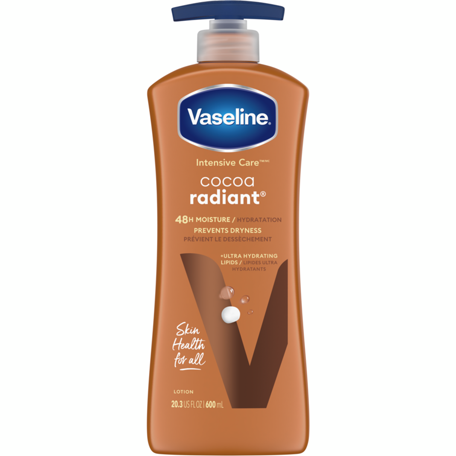 Vaseline - Intensive Care™ 48H Moisture + Ultra Hydrating Lipids Cocoa Radiant Body Lotion, 600ml