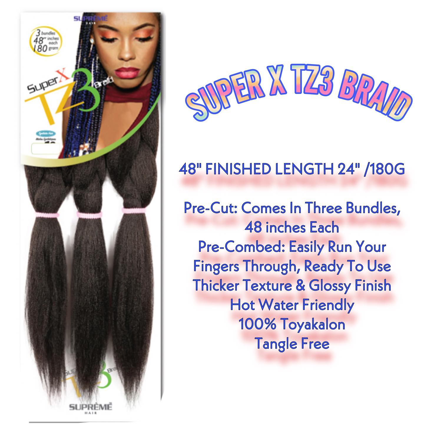 SUPRÊME HAIR - Super X TZ3 Braid