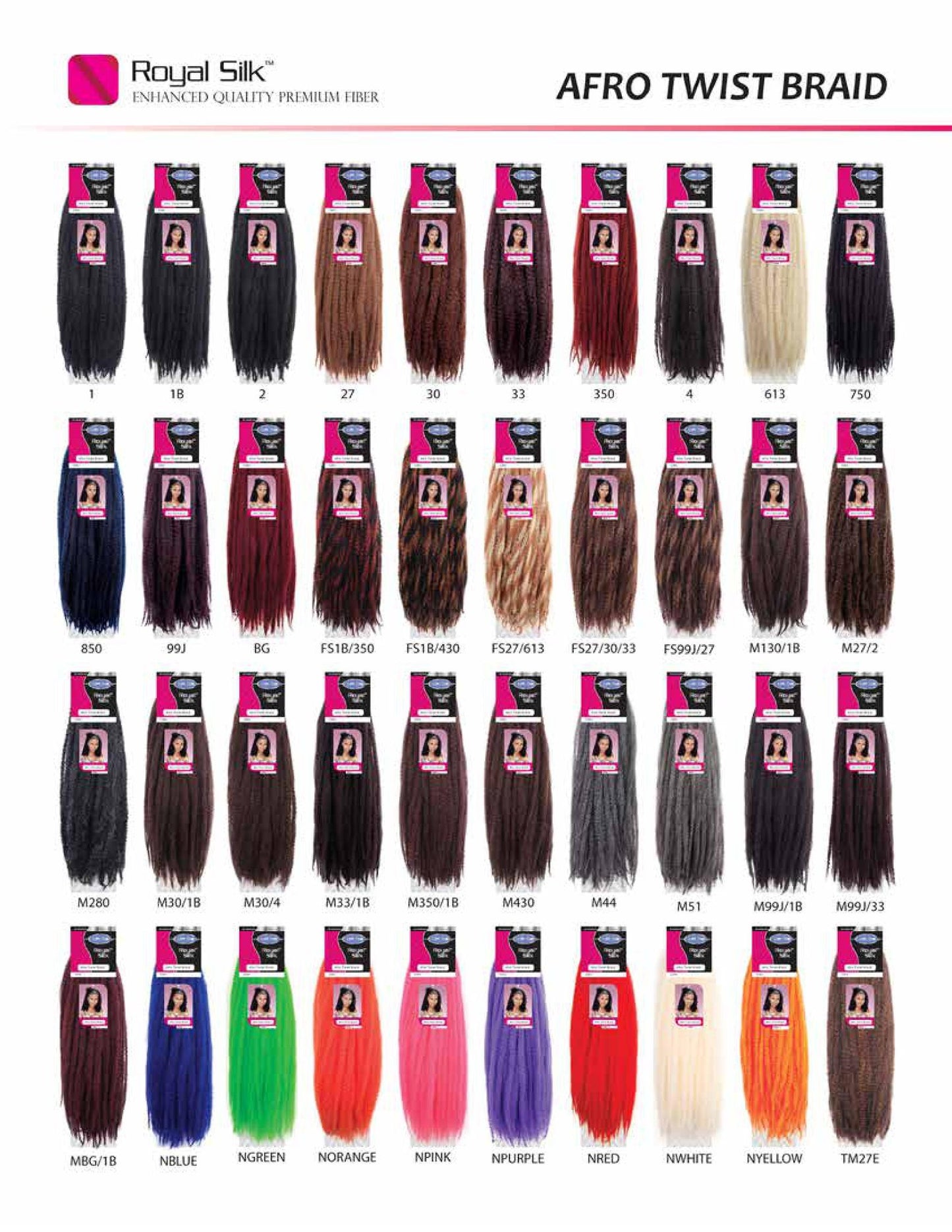 Colección Suprême Royal Silk - Trenza Afro Twist