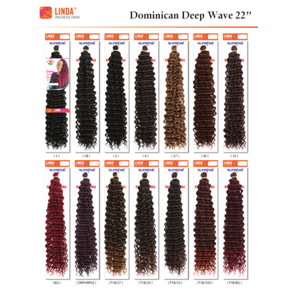 Linda Braiding Collection - Dominican Deep Wave, 22 inch