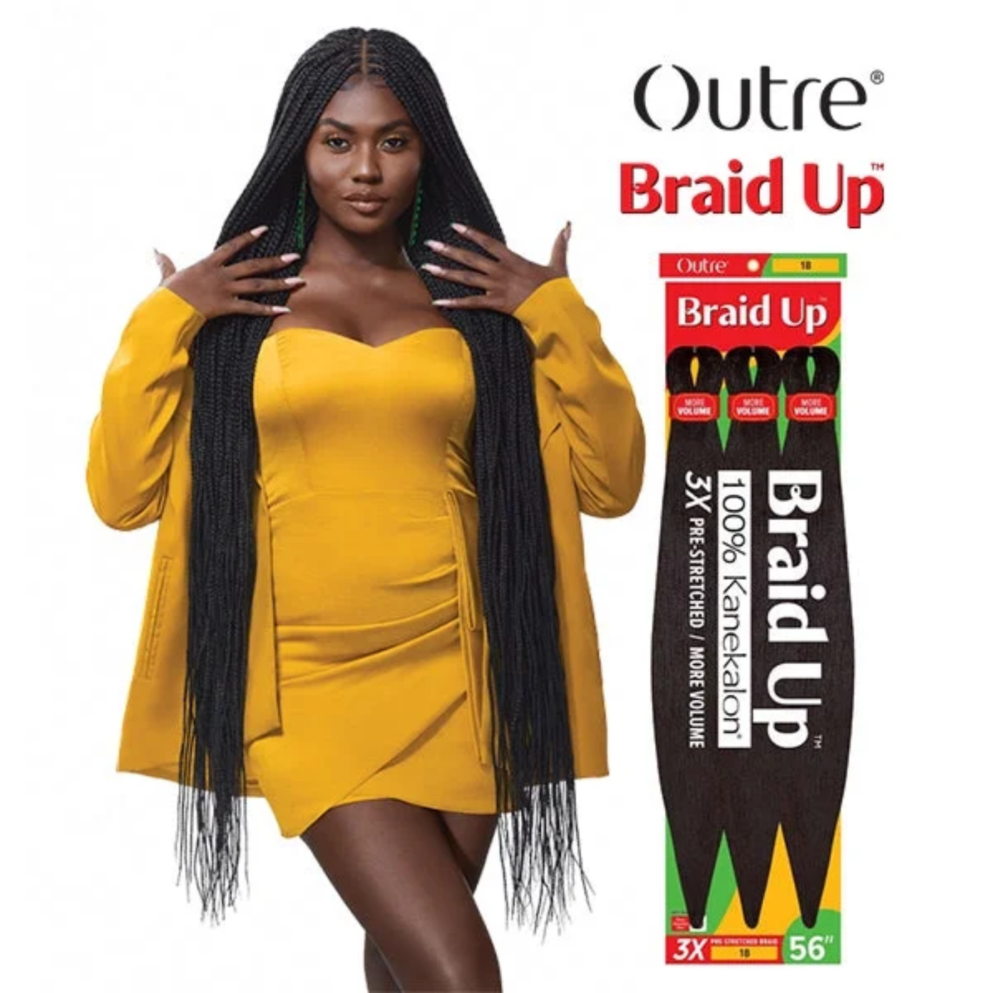 Braid Up - 3X Pre-Stretched Braid 56"