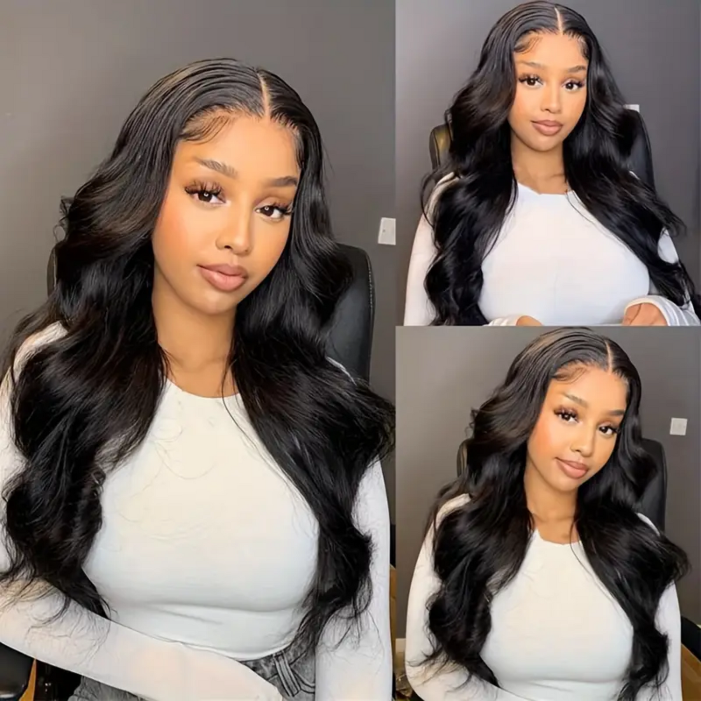 13x4 Lace Frontal Body Wave Human Hair Wig - 180% Density, 26 inches