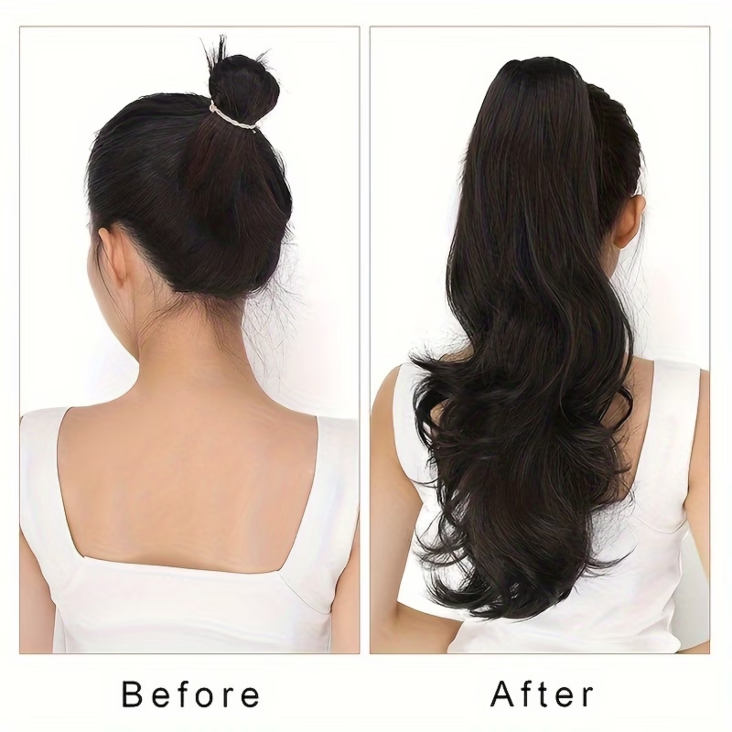 Body Wave Claw Clip Ponytail – 100% Human Hair
