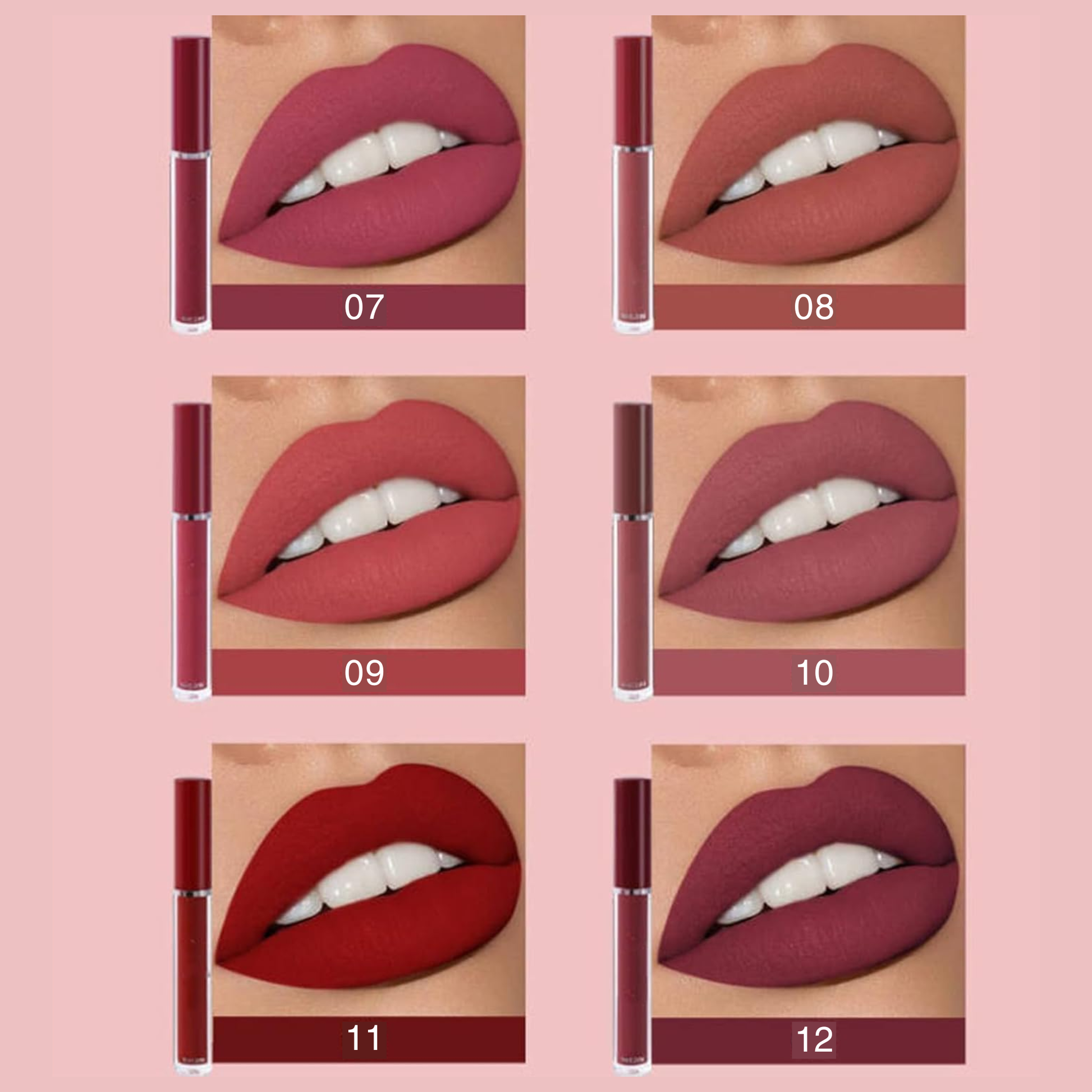 Maxfine – Velvet Matte Liquid Lipstick (Single Piece) Maxfine