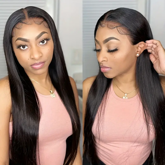 Beauty with Our Natural Straight 26-Inch 13x4 Lace Frontal Human Hair Wig