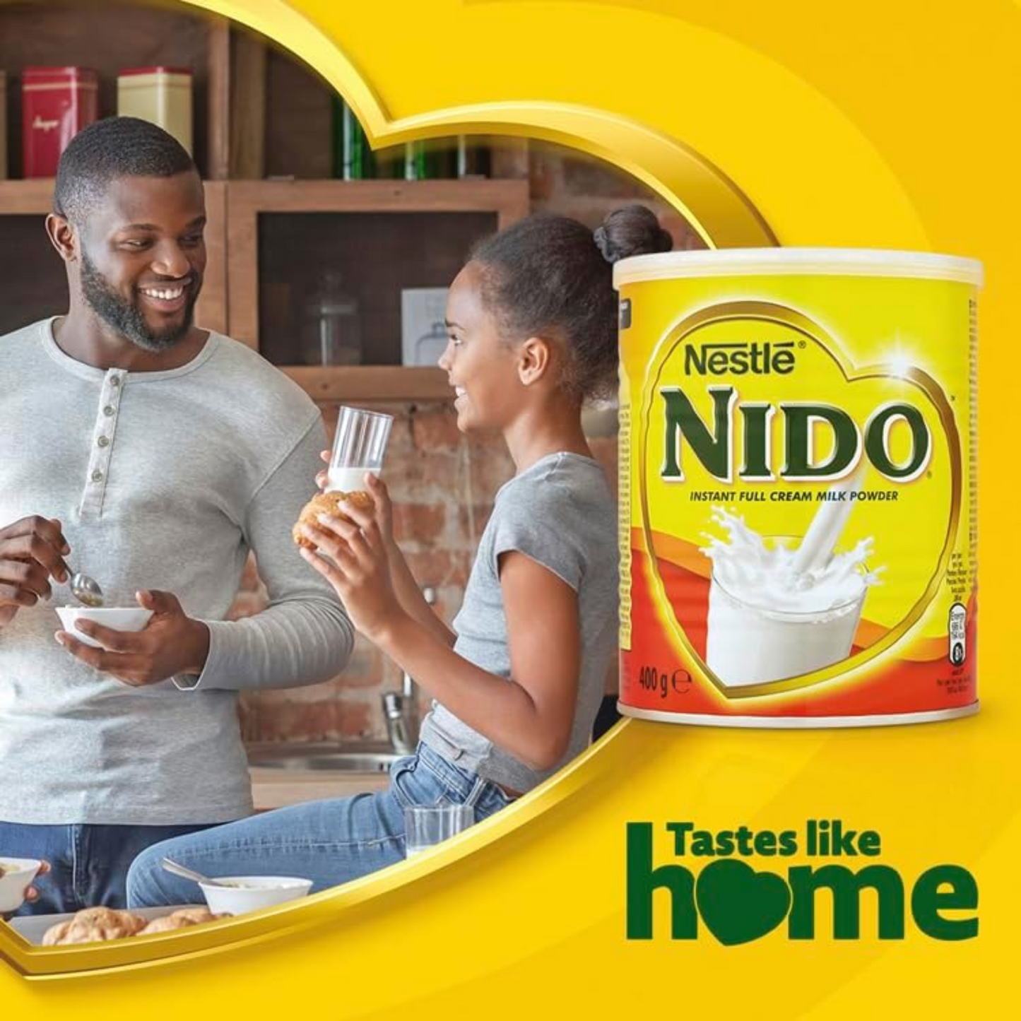 Nestlé NIDO - LECHE EN POLVO CREMA ENTERA INSTANTÁNEA, 400g