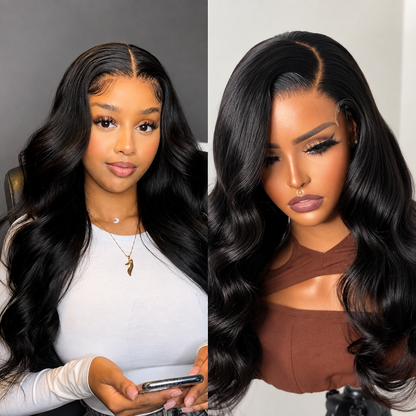 13×4 Lace Front Human Hair Wig – Body Wave 26″ Natural Black Clessenza Beauty Store