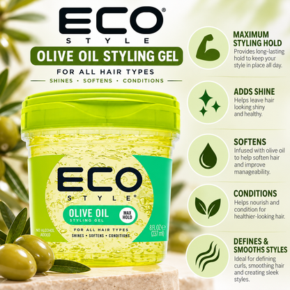 Eco Style – Olive Oil Styling Gel ECO STYLE