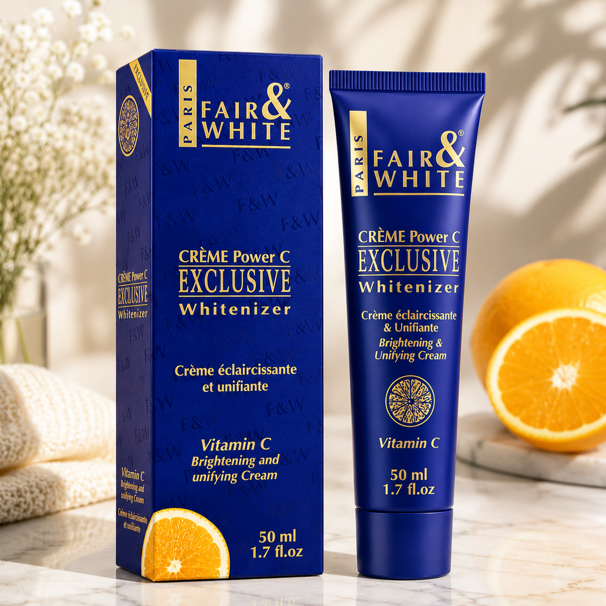 Fair & White Paris – Exclusive Vitamin C Brightening & Unifying Face Cream, 50ml Fair & White Paris