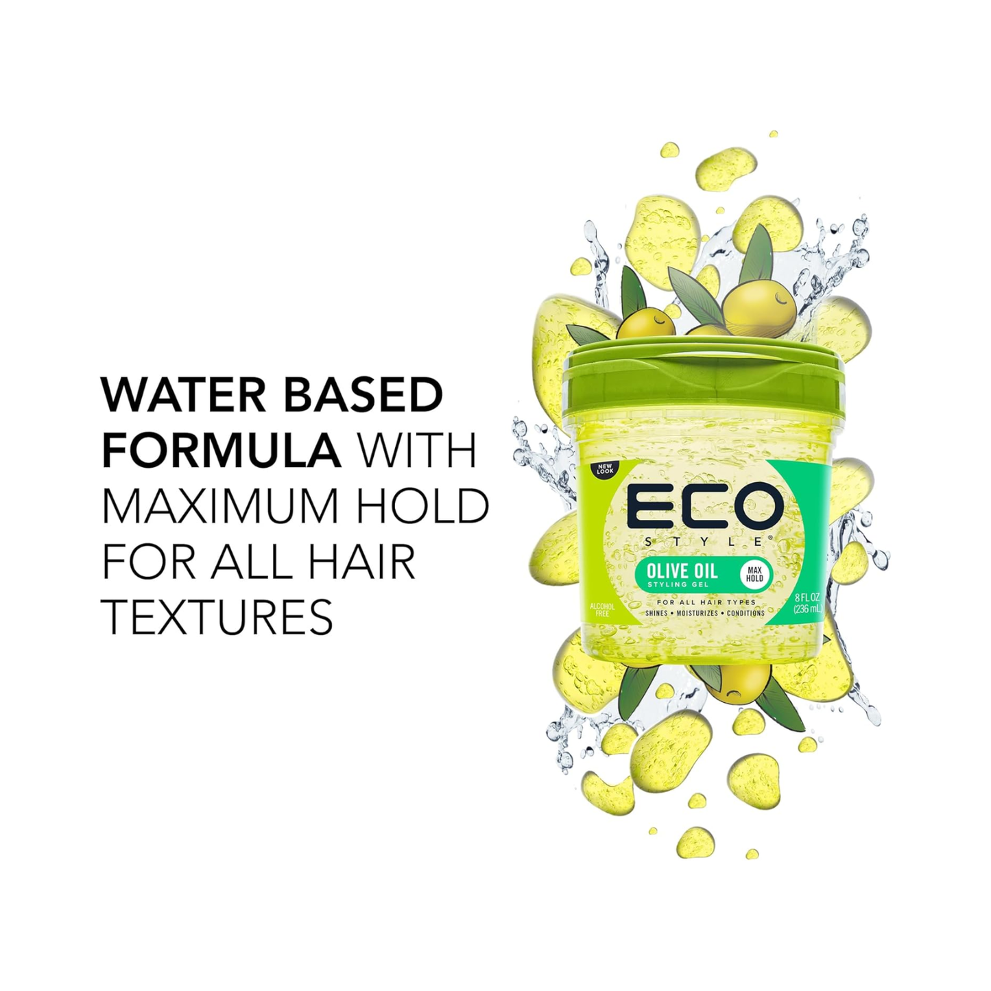 Eco Style – Gel fijador de aceite de oliva