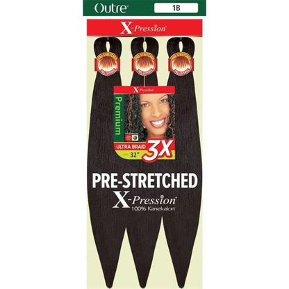 OUTRE - 3X X-Pression Pre-Stretched Ultra Braid 32"