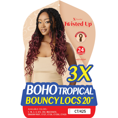 OUTRE - X-Pression Twisted Up 3X Boho Tropical Bouncy Locs 20"