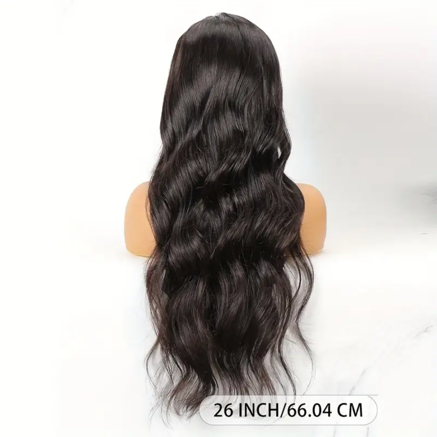 13x4 Lace Frontal Body Wave Human Hair Wig - 180% Density, 26 inches